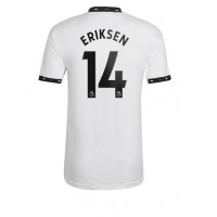 Fotbalové Dres Manchester United Christian Eriksen #14 Venkovní 2022-23 Krátký Rukáv